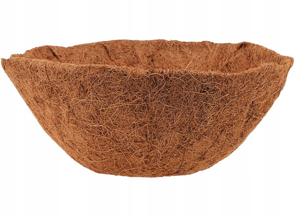WKŁAD KOKOSOWY DO KOSZA WISZĄCEGO NA ROŚLINY KWIETNIK WŁÓKNO 25cm/ 2 szt.