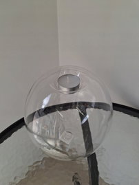 Świecznik szklany kula dekoracja stołu tealight 20cm holenderski design