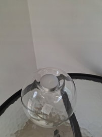 Świecznik szklany kula dekoracja stołu tealight 15cm holenderski design