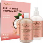 Zestaw Shea Moisture Coconut & Hibiscus Curl & Shine szampon + odżywka