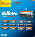 Gillette Fusion 5 ProGlide, OSTRZA DO GOLENIA, 12szt.