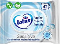 LOTUS nawilżany papier toaletowy sensitive 42szt