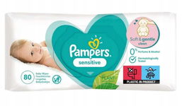 Pampers Sensitive Chusteczki Nawilżane 80 szt