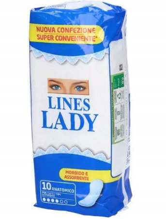 Podpaski Lines Lady Anatomical 10 sztuk