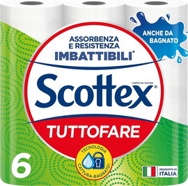 Ręcznik papierowy Scottex 100 listków 6 szt.