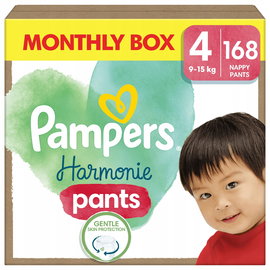 Pieluchomajtki Pampers Harmonie Pants 4 9-15 kg 168 szt. (4x42)