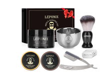 Zestaw do golenia LEPONIX Straight Razor