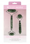 Brushworks Jade Roller & Globe Set wałek do masażu twarzy i akcesorium