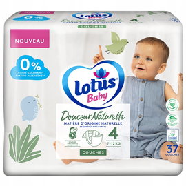 Pieluszki Lotus Baby Rozmiar 4 37 szt. 7-12kg