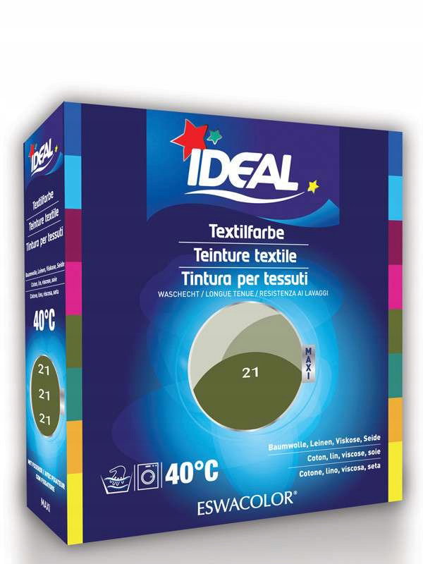 Farba tekstylna KHAKI do bawełny, lnu, wiskozy, jedwabiu Maxi 21