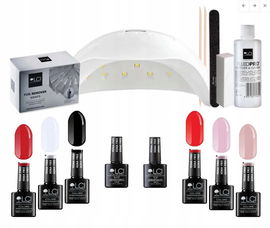 Zestaw do manicure Semi-permanent LCI - 6 kolorów PRO