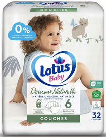 Lotus Baby Douceur Naturelle 6 16-26 kg 32 sztuki