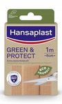 Hansaplast Green & Protect - Wodoodporny Plaster z Opatrunkiem 1m x 6cm
