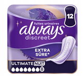 Podpaski Always Discreet Ultimate Night 12 sztuk
