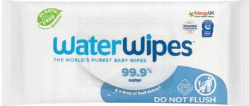 WATERWIPES BIO CHUSTECZKI NAWILŻANE WODNE DLA DZIECI I NIEMOWLĄT 60 SZT.
