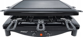 Steba Premium grill elektryczny z płytą i kamienie 1450 W czarny