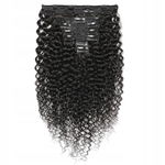 Przedłużane włosy typu clip-in Luovce włosy ludzkie 8 sztuk 20 cm
