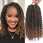 Xtrend Passion Twist włosy 30 cm krótkie ombre Brown T27#