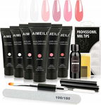 AIMEILI Zestaw do paznokci 6 kolorów x 15ml