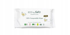 Eco by Naty Chusteczki nawilżane dla niemowląt 56 sztuk