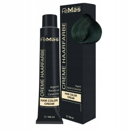 FemMas Farba do włosów Pure & Mix Green z olejkiem arganowym 100 ml