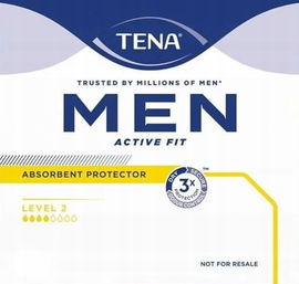 TENA MEN ACTIVE FIT WKŁADKI NA NIETRZYMANIE MOCZU 10SZT