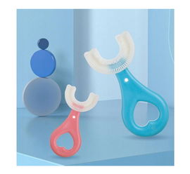 SZCZOTECZKA SILIKONOWA DO ZĘBÓW DLA DZIECI 2-6 lat 3 szt.