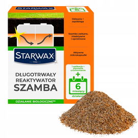 BAKTERIE DO SZAMBA STARWAX 13w1 RAZ NA PÓŁ ROKU