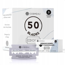 Żyletki do maszynek Bamboozy Safety Razor 50 sztuk COSMEAU