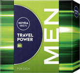 Zestaw kosmetyków dla mężczyzn NIVEA Man Travel Power (żel, deo, krem)