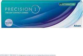 Soczewki kontaktowe toryczne PRECISION1 do korekcji astygmatyzmu, dzienne.