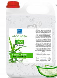 Żel aloesowy 2000 ml na oparzenia słoneczne krem nawilżający do twarzy