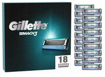 Gillette LAMETKA DO BORU Mach3 18 sztuk wkłady (3 ostrza)