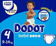 Pieluchomajtki Dodot bebe seco Rozmiar 4 9-14 kg 32 szt.