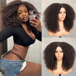 Peruka z kręconymi syntetycznymi włosami afro 40 cm ISAMY