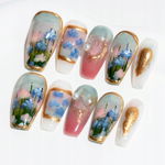 Sun&Beam Nails Ręcznie wykonane końcówki paznokci 10 sztuk