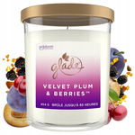 Glade Bardzo duża świeca zapachowa w szkle ŚLIWKA I JAGODA 454g