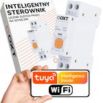 Sterownik Licznik 63A 19mm 1P Pomiar Temperatura DIN WiFi TUYA OXT Smart
