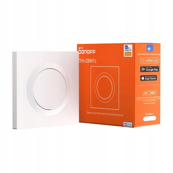 Sonoff ZBMINIL2-E Orb-ZBW1L Smart Przełącznik Ścienny ZigBee Bez Przewodu N