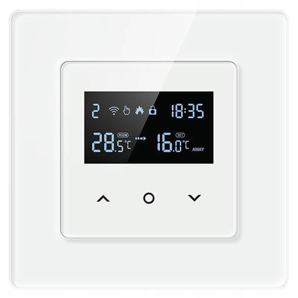Inteligentny Termostat Zwierny Piec Bojler 3A Biały WiFi TUYA PSMART