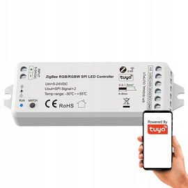 Kontroler LED COB SPI NEON RGBIC oświetlenie Seria SD ZigBee + RF TUYA