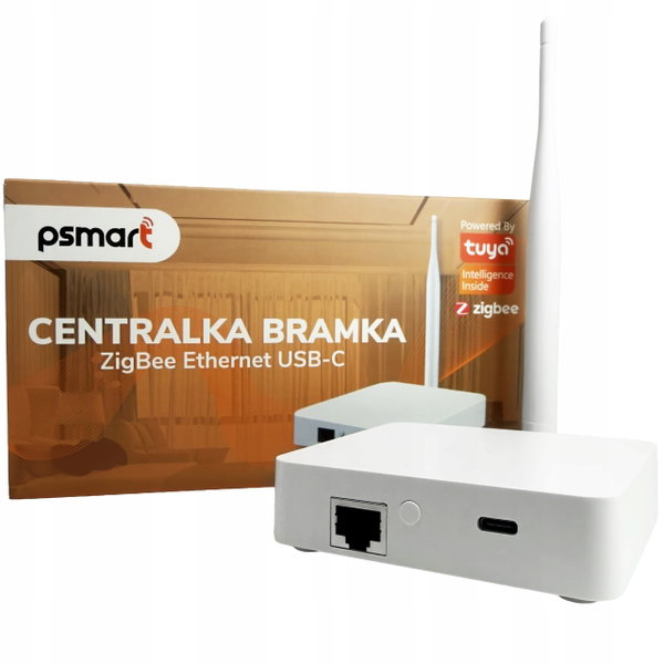 Bramka Centralka z Anteną LAN RJ45 USB-C ZigBee TUYA Smart Life PSMART