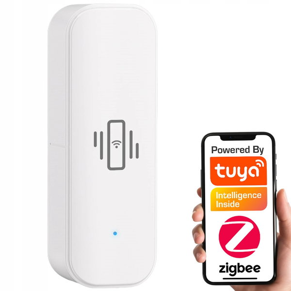 Czujnik Wibracji Drgań Biały ZigBee TUYA Smart Life