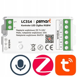 Mini Kontroler LED RGBCCT 5-24V 15A Seria PX ZigBee TUYA SMART Life PSMART