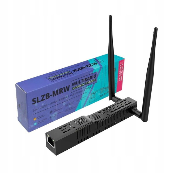 Adapter SMLIGHT SLZB-MRW10 Multiradio PoE Zigbee Thread CC2652P + Z-Wave
