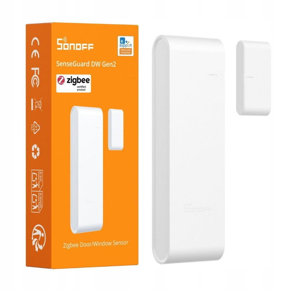 Sonoff SNZB-04PR2 SenseGuard DW Gen2 Czujnik Otwarcia Drzwi Okna ZigBee