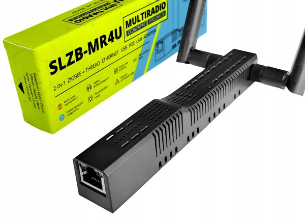 Adapter SLZB-MR4U ZigBee Thread CC2674P10 EFR32MG26 PoE USB WiFi ESP32 LAN