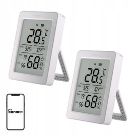 Sonoff SNZB-02DR2 2 Sztuki Czujnik Temperatury Wilgotności Zigbee Ekran LCD