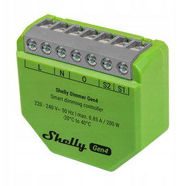 Shelly Dimmer Gen4 Ściemniasz Dimmer Wi-Fi Bluetooth Zigbee Matter