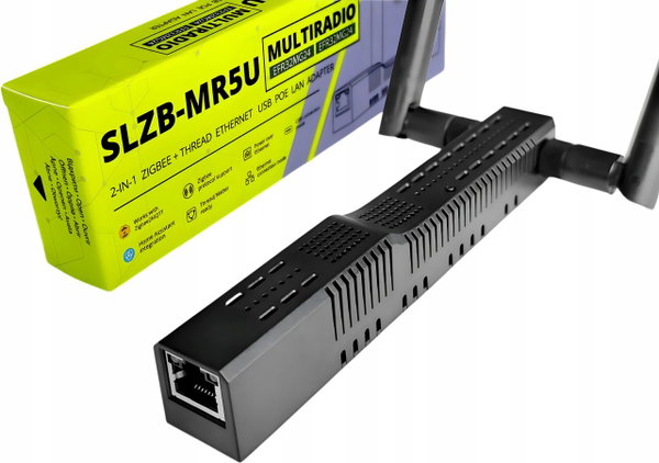 SMLIGHT SLZB-MR5U Adapter ZigBee Thread EFR32MG24 PoE ESP32 ETH MQTT ZHA
